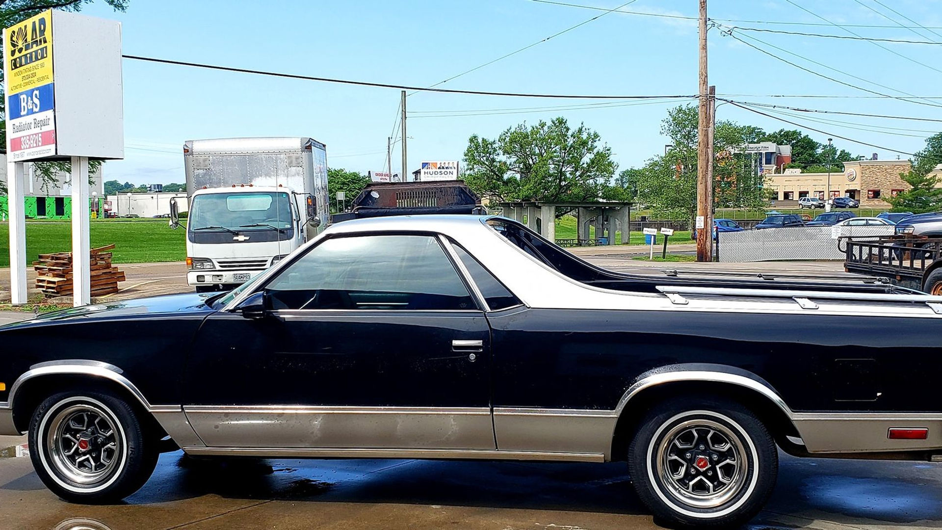 Black Chevy El Camino